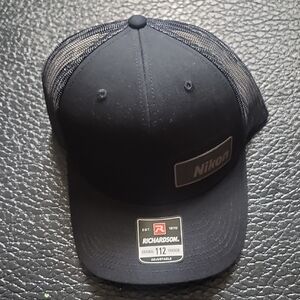 Nikon Black Mesh Trucker Cap Hat